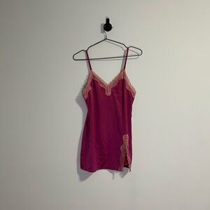 victoria’s secret pink lace tank